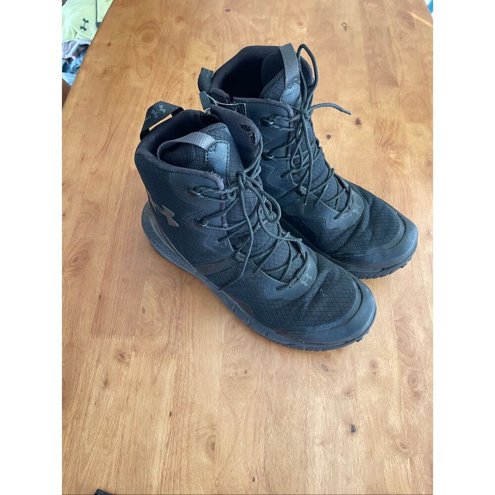 UNDER ARMOUR MENS‎ Micro G® Valsetz 6" Zip Mid Tactical Boots 3023748-001 11.5